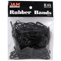 Brand new 🔥 JAM Paper Size 33 Rubber Bands, 100ct. 😉