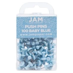 Promo 👏 JAM Paper Colorful Standard Push Pins, 100ct. ⭐