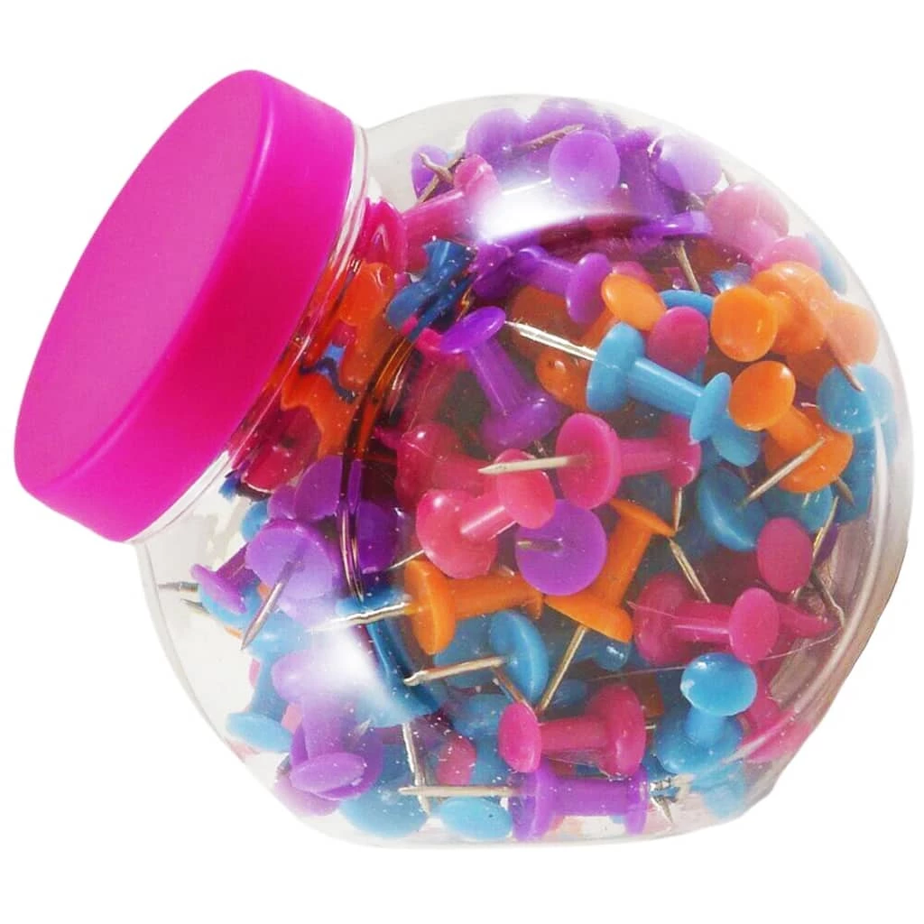 Cheapest π JAM Paper Colorful Push Pin Jar, 2ct. π― 3 Cheapest π JAM Paper Colorful Push Pin Jar, 2ct. π―