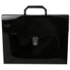 Cheap 😉 JAM Paper Black Plastic Business Portfolio Briefcase with Handles 10" x 13" 🔔 -Jam Paper Shop D336145S 1