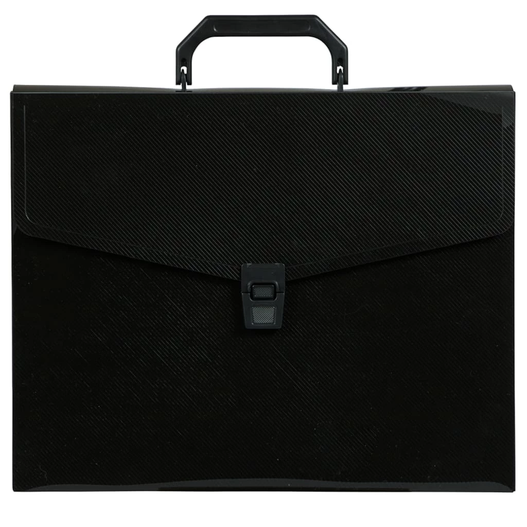 New π JAM Paper Black Plastic Portfolio Briefcase with Handles 12" x 9.5" π 3 New π JAM Paper Black Plastic Portfolio Briefcase with Handles 12" x 9.5" π