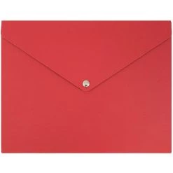 Cheapest 😀 JAM Paper Red Euro Board Snap Closure Portfolio 9.25" x 12.25" 🌟