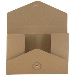 Promo 😍 JAM Paper Natural Kraft Portfolio with Button and String Tie Closure 5.5" x 8.5" 👍 -Jam Paper Shop D336298S 4