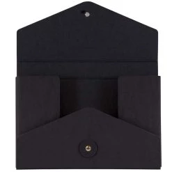 Cheap 🎁 JAM Paper Black Kraft Portfolio with Button and String Tie Closure 5.5" x 8.5" 🤩 -Jam Paper Shop D336299S 4