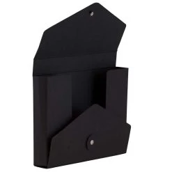 Cheap 🎁 JAM Paper Black Kraft Portfolio with Button and String Tie Closure 5.5" x 8.5" 🤩 -Jam Paper Shop D336299S 5