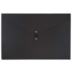 Best deal β JAM Paper Black Kraft Portfolio with Button and String Tie Closure 9.25" x 14.375" π