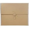 Deals 🥰 JAM Paper Kraft Brown with Metal Edge Button & String Tie Portfolio 9.5" x 12" ⭐ -Jam Paper Shop D336313S 1