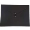 Cheapest ⭐ JAM Paper Black Kraft Portfolio with Button and String Closure 12.5" x 16.5" 🎁 -Jam Paper Shop D336315S 1