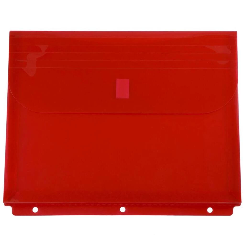 Brand new ✨ JAM Paper 9.5" x 11.5" Hook & Loop Closure 3-Hole Punch Plastic Envelopes, 12ct. ✨ 3 Brand new ✨ JAM Paper 9.5" x 11.5" Hook & Loop Closure 3-Hole Punch Plastic Envelopes, 12ct. ✨