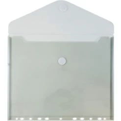 Promo 🔔 JAM Paper 8.625" x 11.5" Plastic Binder Envelope with Snap Closure, 12ct. ❤️ -Jam Paper Shop D336744S 3