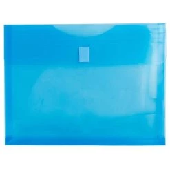 Buy 👏 JAM Paper 11.625" x 9.625" Blue Plastic Expansion Hook & Loop Closure Envelopes, 6ct. 😍