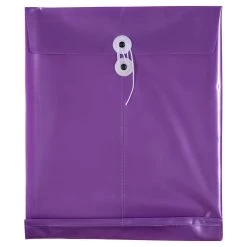 Best Pirce π JAM Paper Purple Pearl Plastic Button & String Closure 9.75" x 11.75" Envelopes, 12ct. π