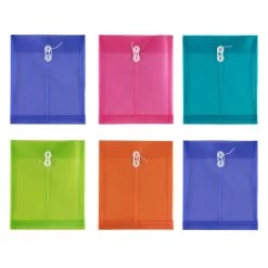 Coupon 😀 JAM Paper 9.75" x 11.75" Plastic Button & String Tie Closure Envelopes, 12ct. 🔥 -Jam Paper Shop D336931S 4