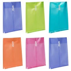 Coupon 😀 JAM Paper 9.75" x 11.75" Plastic Button & String Tie Closure Envelopes, 12ct. 🔥 -Jam Paper Shop D336931S 5