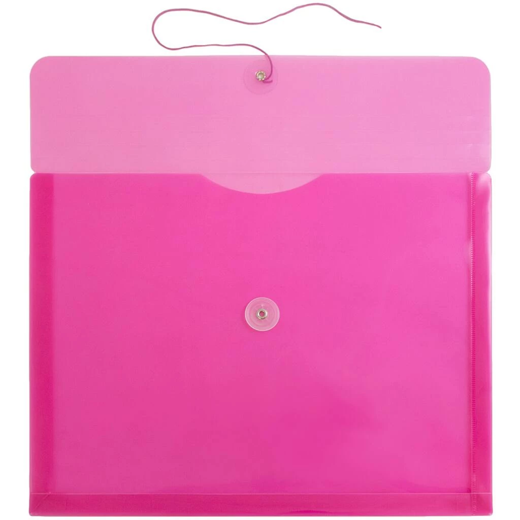 Buy π₯° JAM Paper Letter Booklet Plastic Envelopes with Button & String Tie Closure, 12ct. π 4 Buy π₯° JAM Paper Letter Booklet Plastic Envelopes with Button & String Tie Closure, 12ct. π - Image 2