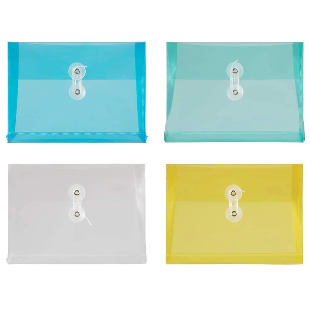 Hot Sale π JAM Paper 5.5" x 7.5" Plastic Button & String Tie Closure Envelopes, 24ct. β¨ 3 Hot Sale π JAM Paper 5.5" x 7.5" Plastic Button & String Tie Closure Envelopes, 24ct. β¨