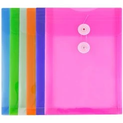 Buy π€© JAM Paper 6.25" x 9.25" Assorted Button & String Tie Closure Plastic Envelopes, 6ct. π₯ 8 Buy π€© JAM Paper 6.25" x 9.25" Assorted Button & String Tie Closure Plastic Envelopes, 6ct. π₯ -Jam Paper Shop D337060S 2