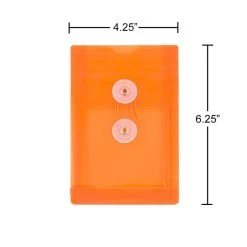 Discount 🤩 JAM Paper 4.25" x 6.25" Assorted Button & String Tie Closure Plastic Envelopes, 6ct. 🤩 -Jam Paper Shop D337071S 4