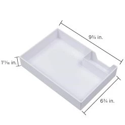 Best deal ✨ JAM Paper White Stackable Office Supply Tray 🎉 -Jam Paper Shop D337144S 4