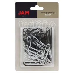 Coupon 😍 JAM Paper Black & White Jumbo Paper Clips 👍