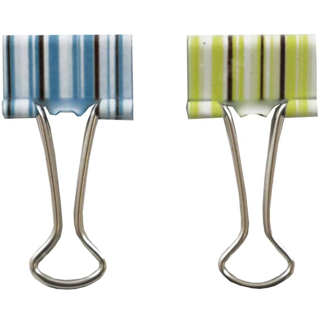 Best Sale π JAM Paper Striped Fashion Binder Clips π 4 Best Sale π JAM Paper Striped Fashion Binder Clips π - Image 2