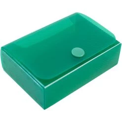 Coupon ⌛ JAM Paper Green Plastic Business Card Holder Case 💯 -Jam Paper Shop D337366S 3