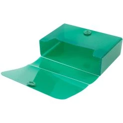 Coupon ⌛ JAM Paper Green Plastic Business Card Holder Case 💯 -Jam Paper Shop D337366S 4