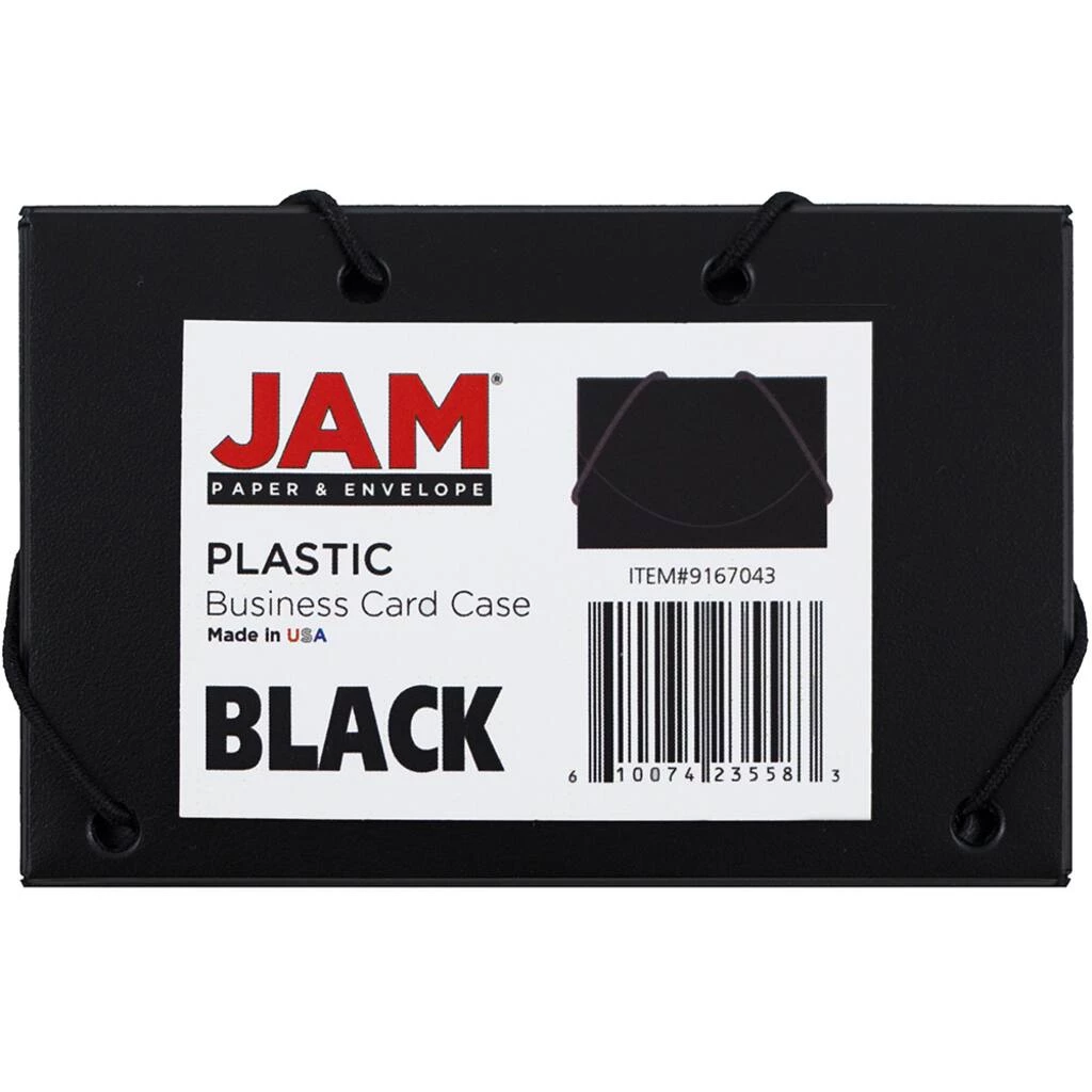 Coupon π JAM Paper Black Plastic Business Card Holder Case with Round Flap π₯° 4 Coupon π JAM Paper Black Plastic Business Card Holder Case with Round Flap π₯° - Image 2