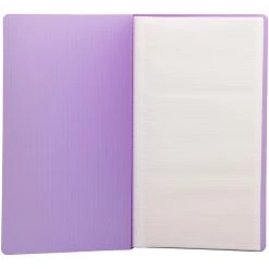 Budget β€οΈ JAM Paper Purple Wallet Size Business Card Book, 12ct. π