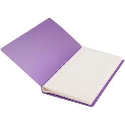Budget ❤️ JAM Paper Purple Wallet Size Business Card Book, 12ct. 🌟 -Jam Paper Shop D337409S 4