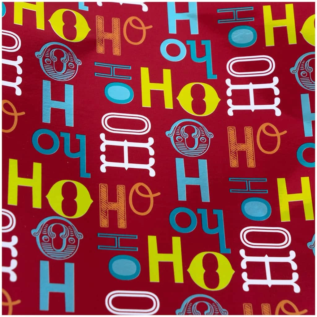 Coupon ✨ JAM Paper Red Ho Ho Ho Santa Foil Gift Wrap Set, 4ct. ✨ 7 Coupon ✨ JAM Paper Red Ho Ho Ho Santa Foil Gift Wrap Set, 4ct. ✨ - Image 5