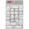 Cheap 😉 JAM Paper Matte Silver Foil 🎁 Christmas Gift Tag Stickers 🧨 -Jam Paper Shop D337517S 1