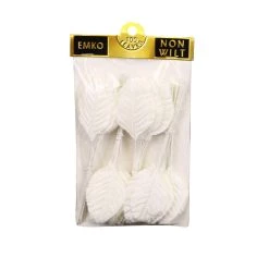 Flash Sale 👏 JAM Paper White Satin Floral Leaves, 100ct. 😍