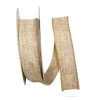 Discount ✔️ JAM Paper 1.5" Burlap Wired Ribbon ⭐ -Jam Paper Shop D341053S 1