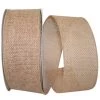 Cheapest ⭐ JAM Paper 2.5" Burlap Ribbon ❤️ -Jam Paper Shop D341221S 1