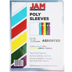 Budget ✔️ JAM Paper 9" x 11.5" Plastic Sleeve Page Protectors, 12ct. 🌟 -Jam Paper Shop D341251S 5