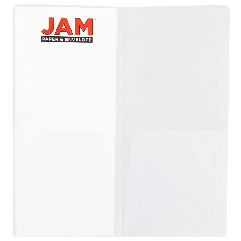 Budget π JAM Paper Clear Heavy Duty Plastic 2-Pocket Mini Folders, 6ct. β¨ 4 Budget π JAM Paper Clear Heavy Duty Plastic 2-Pocket Mini Folders, 6ct. β¨ - Image 2