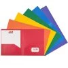 Best Pirce 🎁 JAM Paper Primary Color Heavy Duty Plastic 2-Pocket School Folders, 6ct. 😀 -Jam Paper Shop D341309S 1