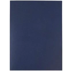 Promo ✨ JAM Paper Navy Blue 2-Pocket Textured Linen Business Folders, 50ct. 😉 -Jam Paper Shop D341347S 5