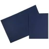 Top 10 🎁 JAM Paper Navy Blue Linen 2-Pocket Folders, 25ct. 😉 -Jam Paper Shop D341349S 1