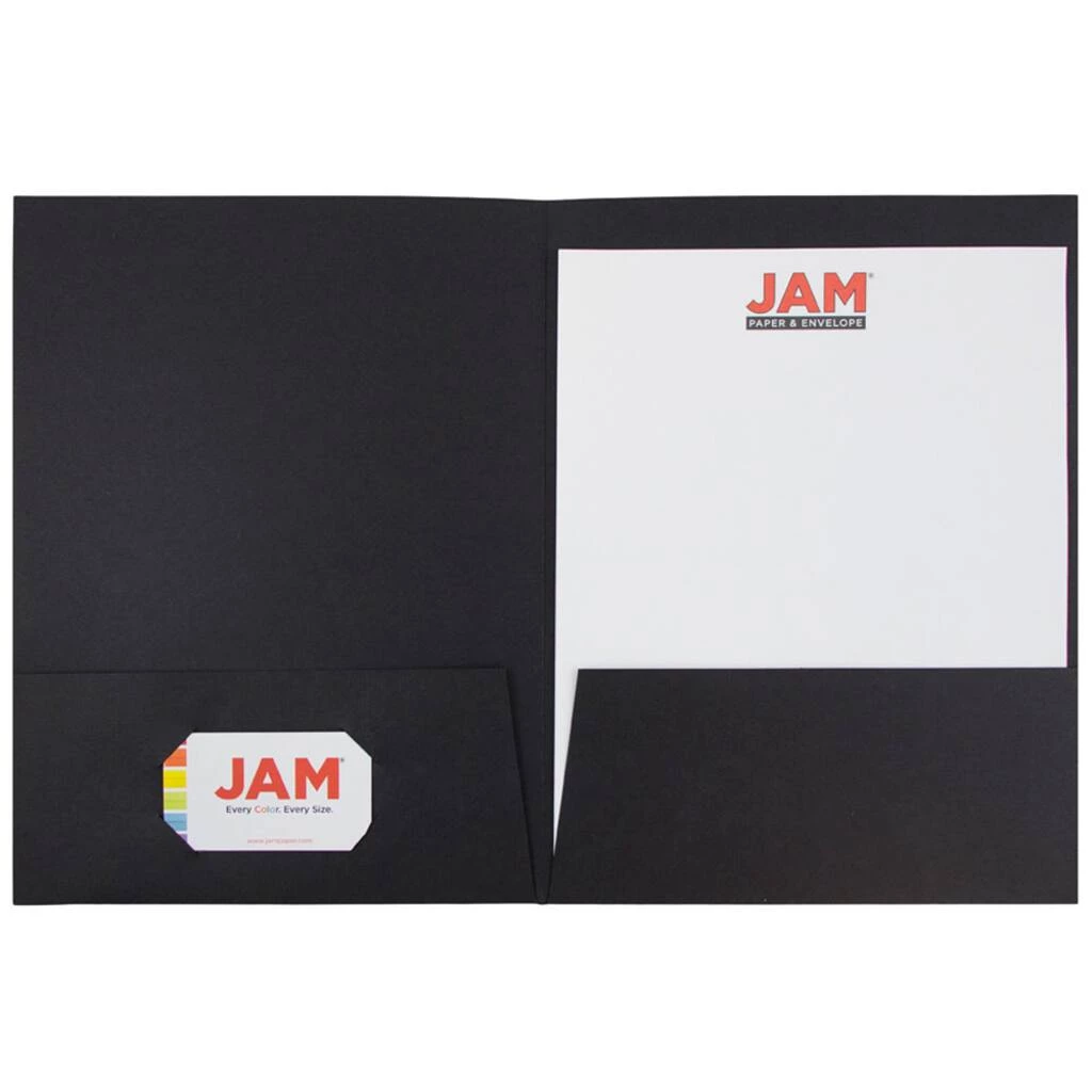 Top 10 π JAM Paper Black 2-Pocket Textured Linen Business Folders, 50ct. β 5 Top 10 π JAM Paper Black 2-Pocket Textured Linen Business Folders, 50ct. β - Image 3