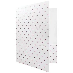 Best Pirce ⭐ JAM Paper White & Burgundy Dots Handmade Recycled Folders, 6ct. 🧨 -Jam Paper Shop D341365S 4