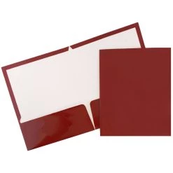 Top 10 🥰 JAM Paper Laminated 2-Pocket Glossy Folders, 50ct. 😍