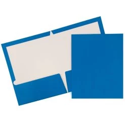 Best deal ✔️ JAM Paper Glossy Laminated Two Pocket Folders, 25ct. 🔔