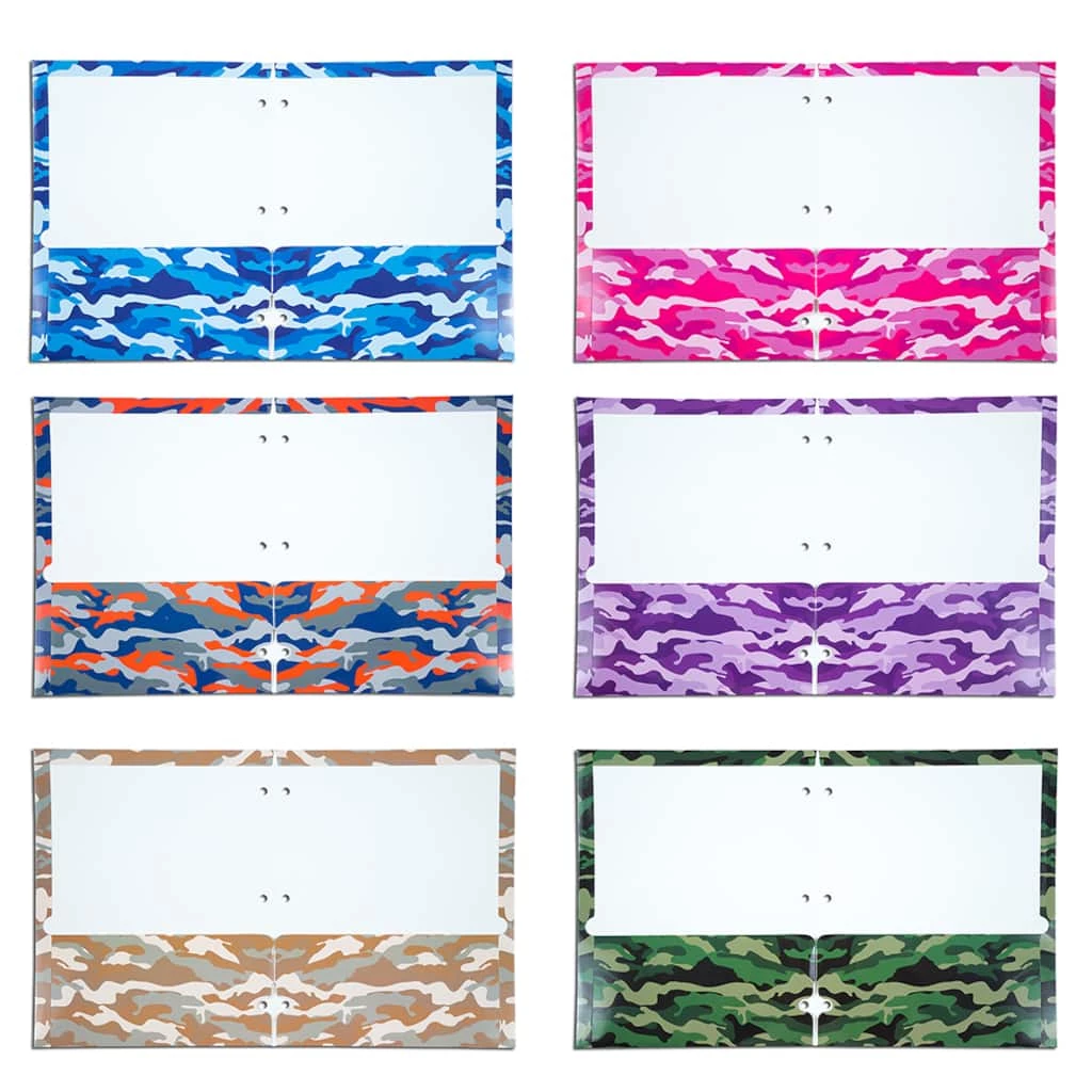 Coupon π₯ JAM Paper Camo Glossy Laminated Two Pocket 3 Hole Punch School Folders, 6ct. β 5 Coupon π₯ JAM Paper Camo Glossy Laminated Two Pocket 3 Hole Punch School Folders, 6ct. β - Image 3