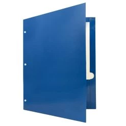 Cheapest π JAM Paper Blue Glossy Laminated Two Pocket 3 Hole Punch School Folders, 100ct. π 8 Cheapest π JAM Paper Blue Glossy Laminated Two Pocket 3 Hole Punch School Folders, 100ct. π -Jam Paper Shop D341447S 3