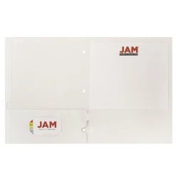 Best deal 😍 JAM Paper Business Glossy Laminated Two Pocket 3-Hole Punch Folders, 6ct. 😀 -Jam Paper Shop D341450S 3