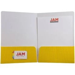 Outlet 🌟 JAM Paper Corrugated Textured 2-Pocket Folders, 6ct. 🌟 -Jam Paper Shop D341452S 3