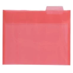 Deals 🥰 JAM Paper 8.5" x 11" Plastic File Folders, 6ct. 👍 -Jam Paper Shop D341453S 3