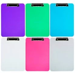 Best reviews of 🥰 JAM Paper Assorted Colors Letter Size Plastic Clipboards with Metal Clip, 6ct. 🥰 -Jam Paper Shop D341517S 4